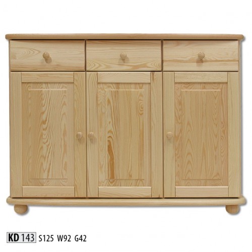 Sideboard sideboard cabinet solid pine solid wood living room full solid wood wood