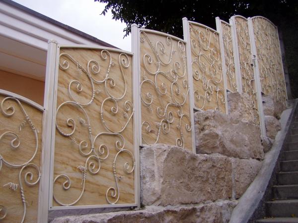 Railing Fence Railing Wrought Iron Handmade Classic Fences Garden M250 New