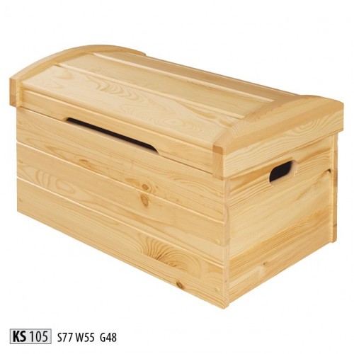 Decorative box solid wood furniture handmade chest real wood 77x48cm