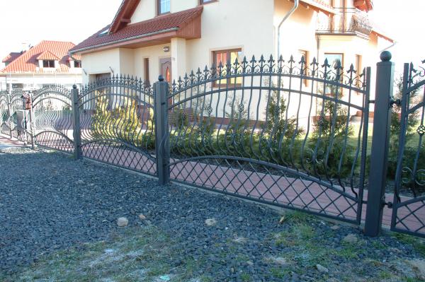 Fence Garden Classic Wrought Iron Custom-Made Railing M217 1 meter linear