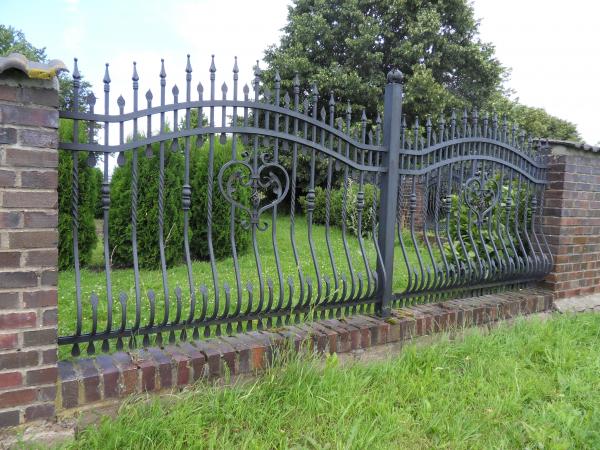 Railing fence railing wrought iron craftsmanship classic fences garden M198 new