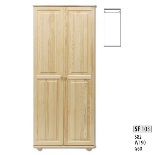 Country House Wardrobe Solid Bedroom Cabinets Wood Furniture Cabinet New