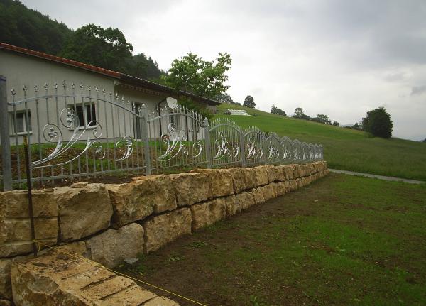 Classic railing handcrafted balcony stair wrought iron fence 1 linear meter #220