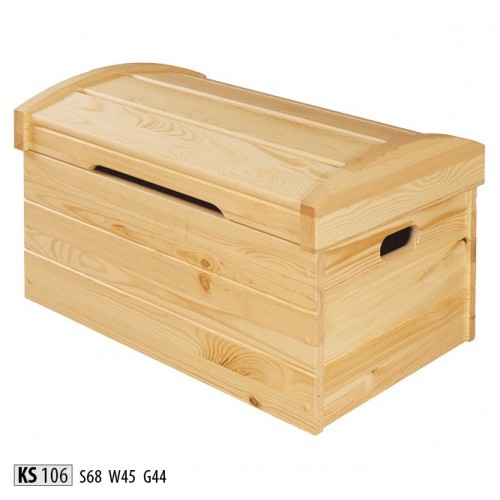 Decor box solid wood furniture wood furniture handmade chest trunk real wood 68x44cm