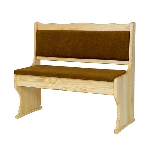 Wooden bench 100 cm Pine solid wood massive furniture kitchen bench real wood