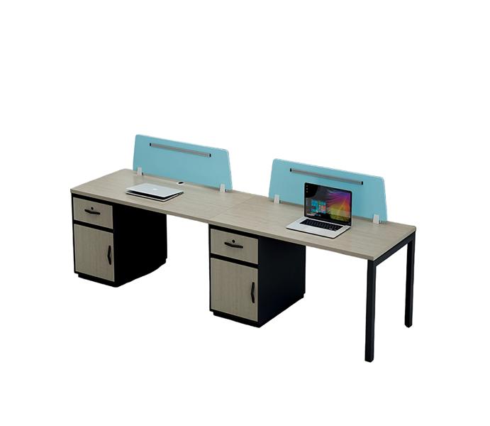 Co-working desk team office table communal desk for 2 people