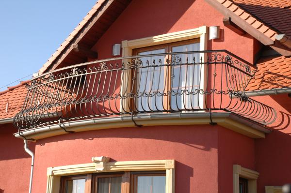 Classic steel staircase wrought iron stair balcony railing custom manufacturing 118
