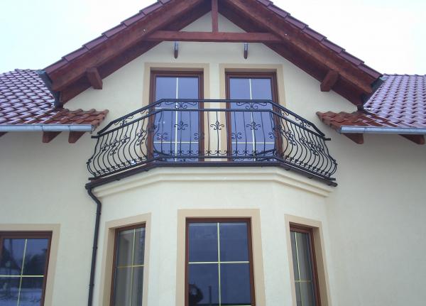 Wrought Iron Fence Railing Balcony Fall Protection Stairs Balconies Handmade M132