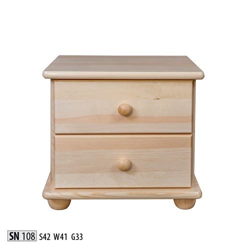 Solid wood nightstand bedside table night console bedroom handmade wood