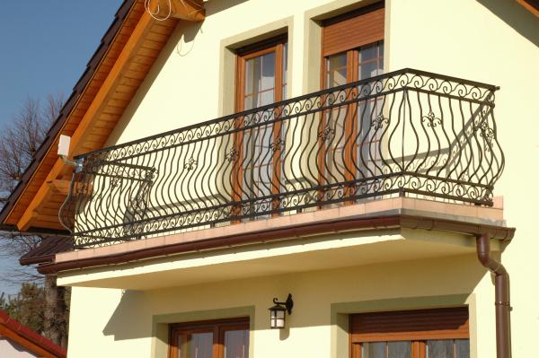 Custom stair railings balcony wrought iron! Request a quote! #120