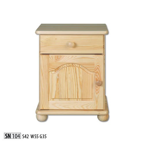 massive bedside table wood nightstands tables consoles cabinets country house style