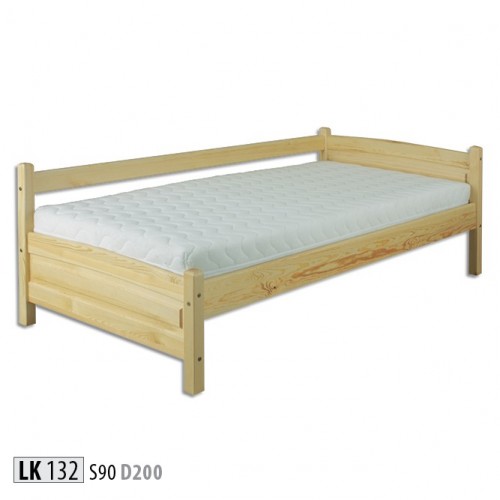 Solid wood bed pine wood bed frame 90x200 solid wood handmade new guest bed