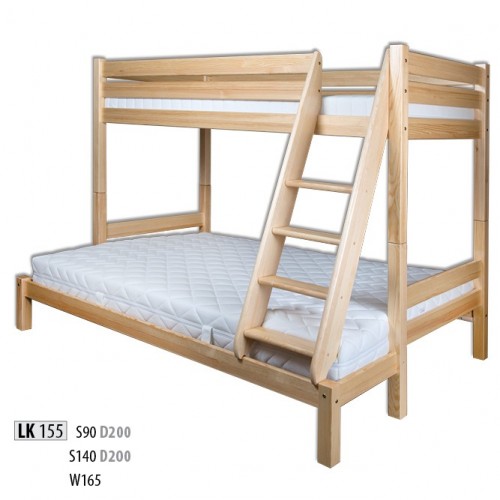 Bunk bed pine solid wood beds children\'s bed loft bed new