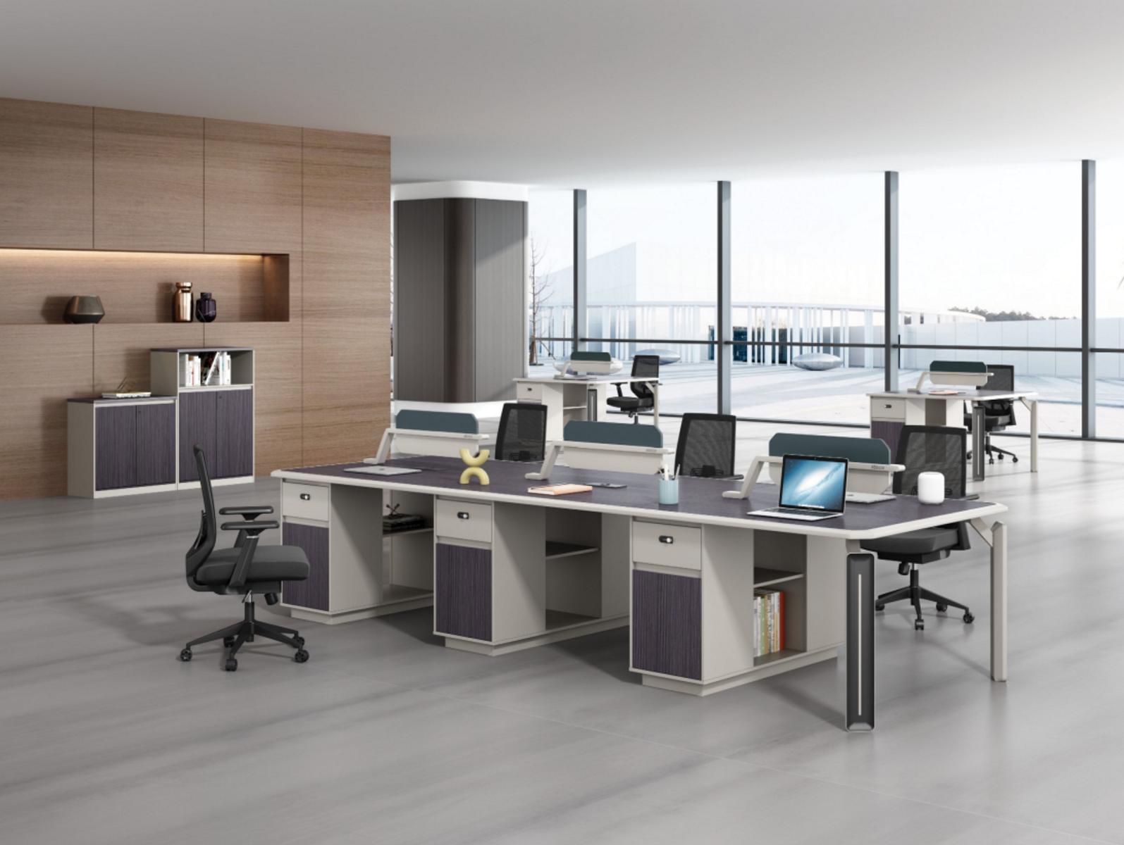 Office furniture work table for 6 people, office furniture, call center tables.