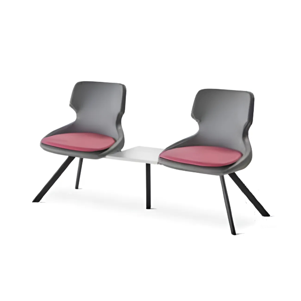 Office chairs study office 2-seater hallway entrance Doyer black modern