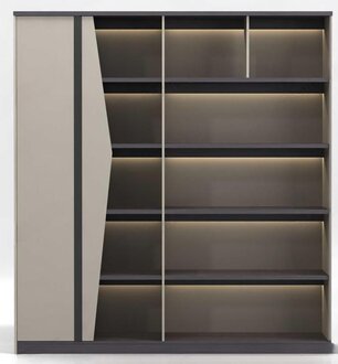 Cabinet Office Bookcase Filing Cabinet Furniture Elegant Cabinet Illuminated