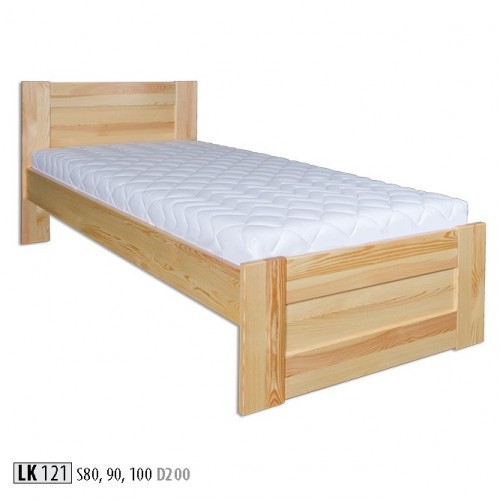 Bed Wood Solid Bedroom Beds 100x200cm Single Bed Solid Furniture