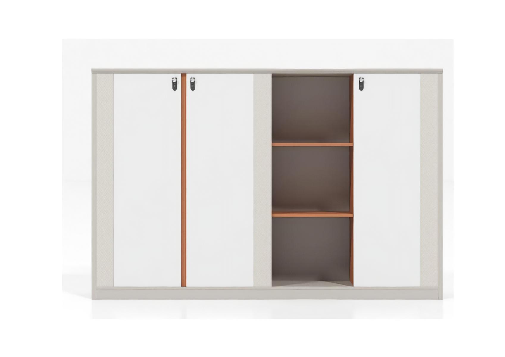 White office cabinet file cabinet document storage work cabinet office organizer