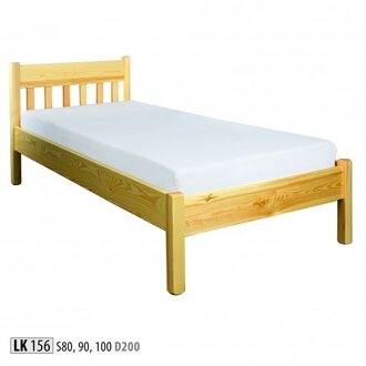 Bed solid wood 100x200 single bed pine solid youth bed solid wood bed