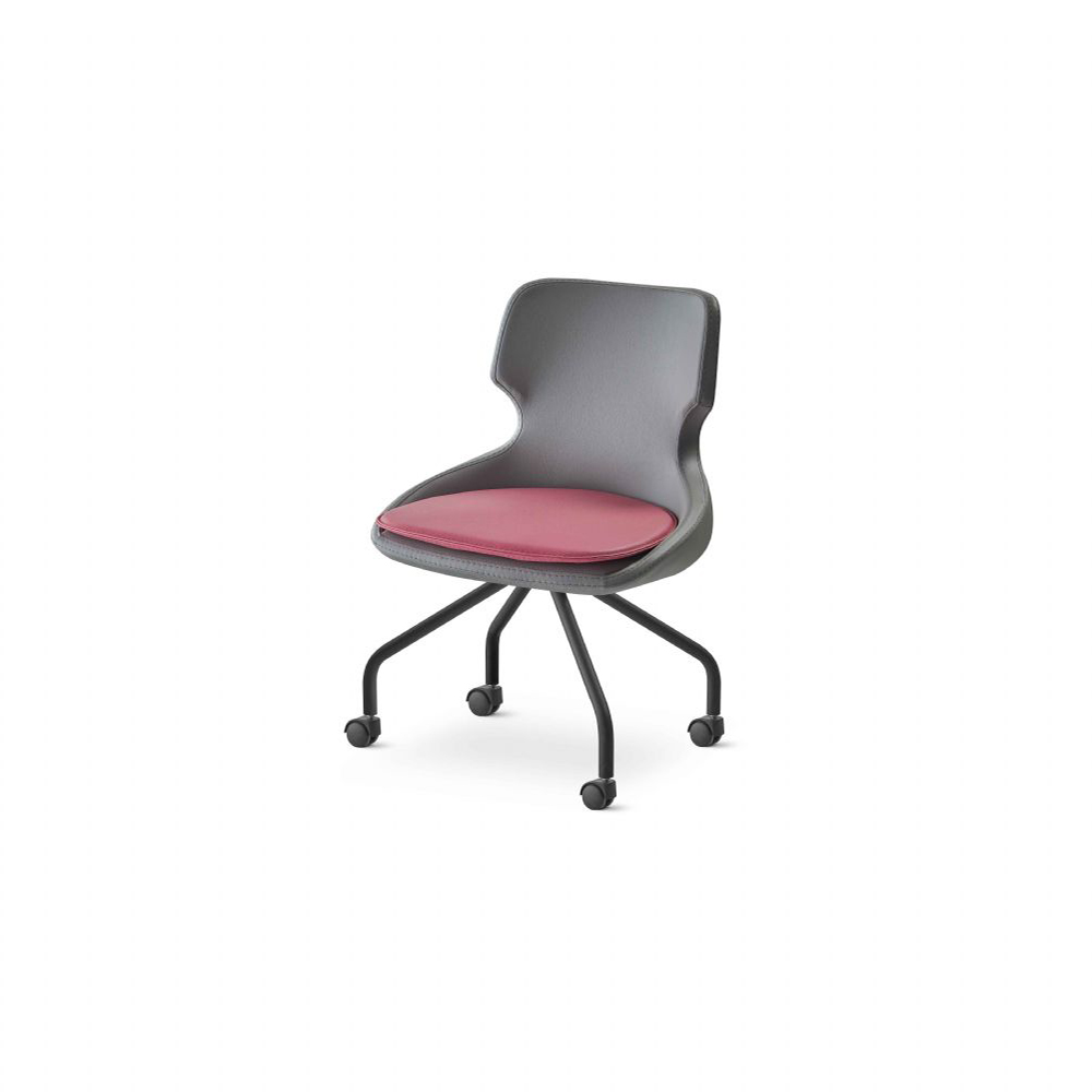 Swivel chair Black Office chair Study room Hallway Lobby Foyer Modern style