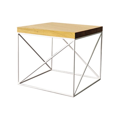 Side table Coffee table Real wood Solid furniture Oak 55x55cm New tables