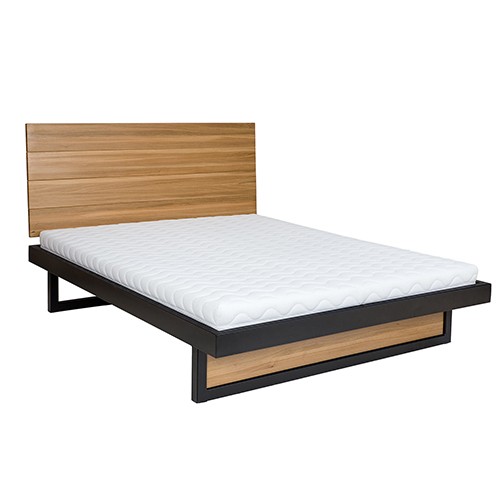Bed Wood Beds Double Solid Wood 180x200cm Bedroom Massive Wooden Beds
