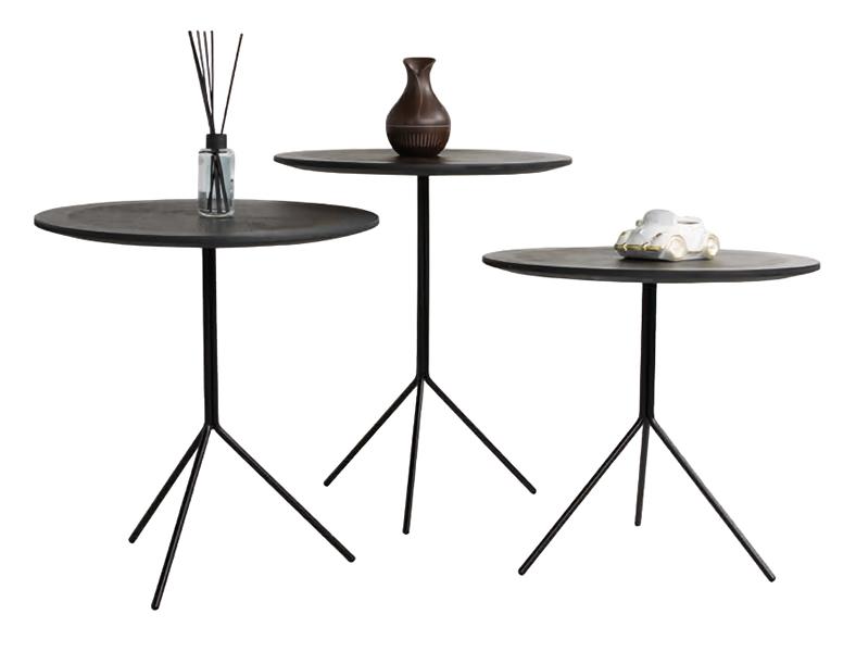 Side table coffee table club table salon table living room table sofa table 3-piece set