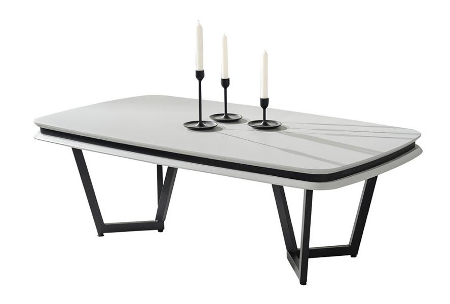 White Coffee Table Modern Sofa Table Metal Table Living Room Furniture Tables