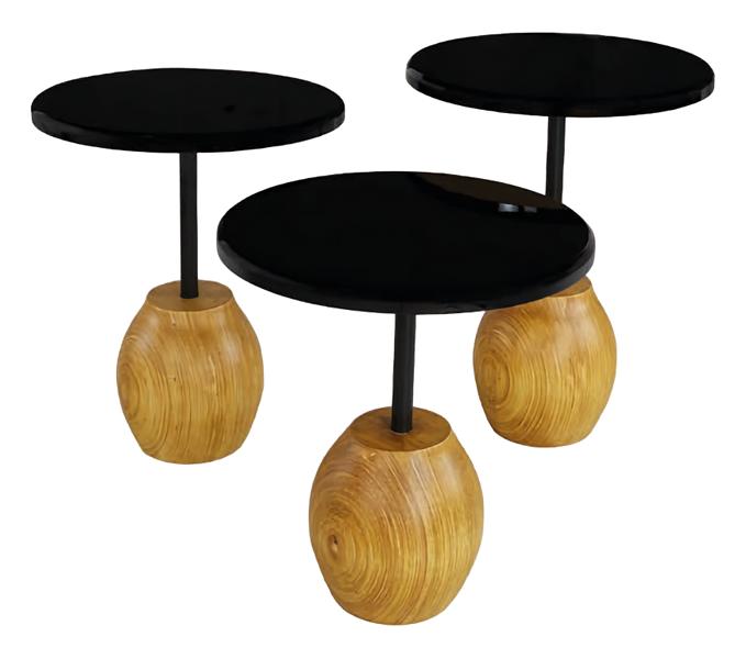 Coffee table lounge table side table small table sofa table 3-piece set