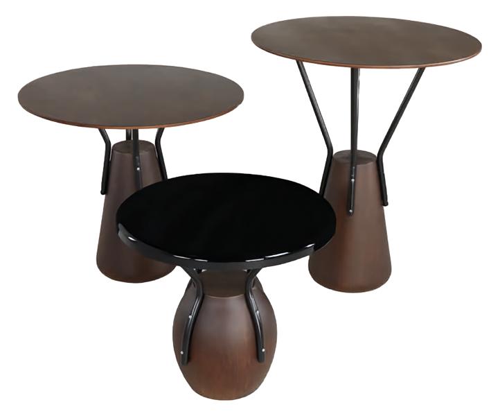 Coffee table club table sofa table lounge table side table 3-piece set