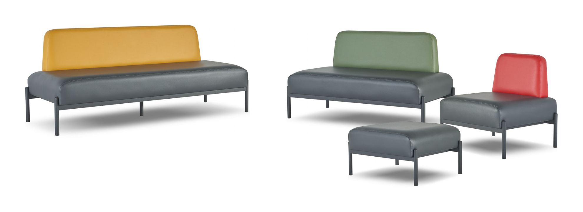 Lounge waiting bench reception sofa couch seating bench patient reception area practice