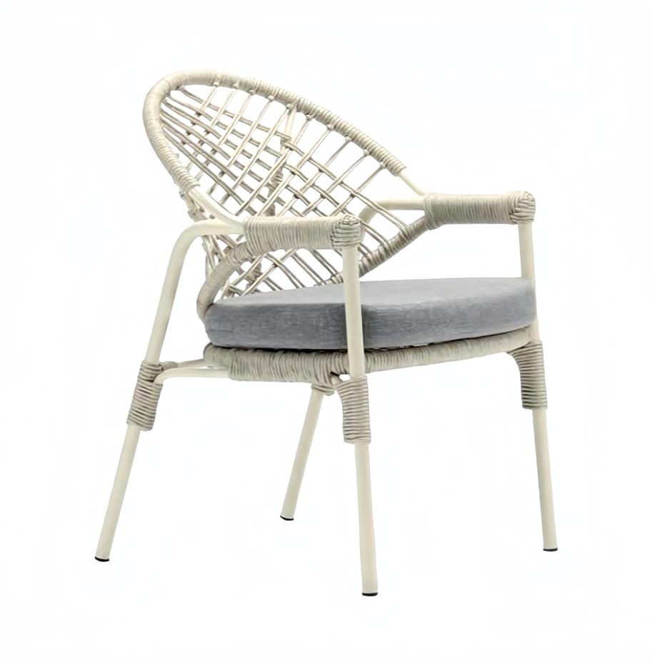 High-quality terrace chair gray luxury modern stylish rattan style furniture