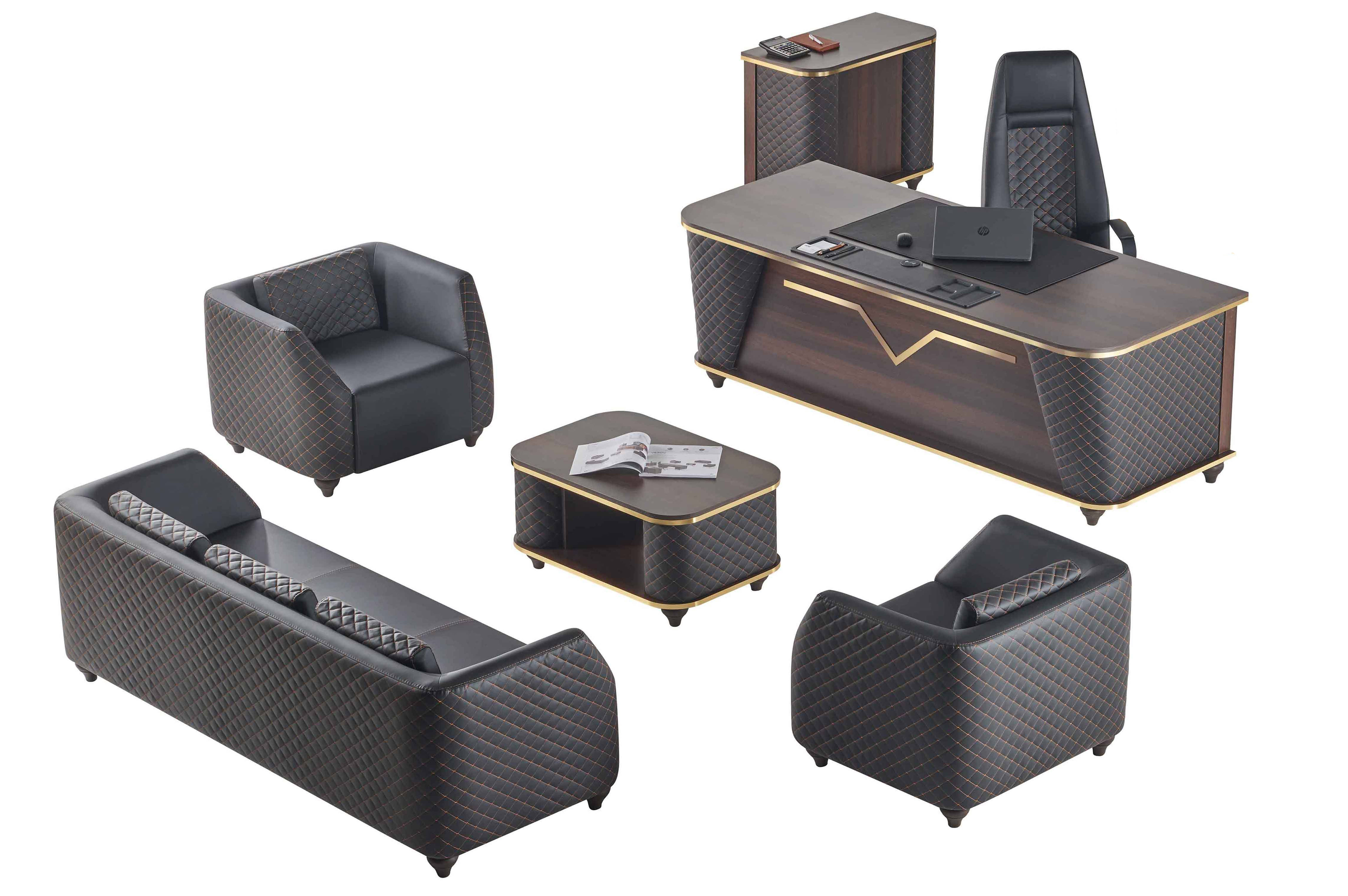 Desk complete office table chest of drawers sofas office furniture wood