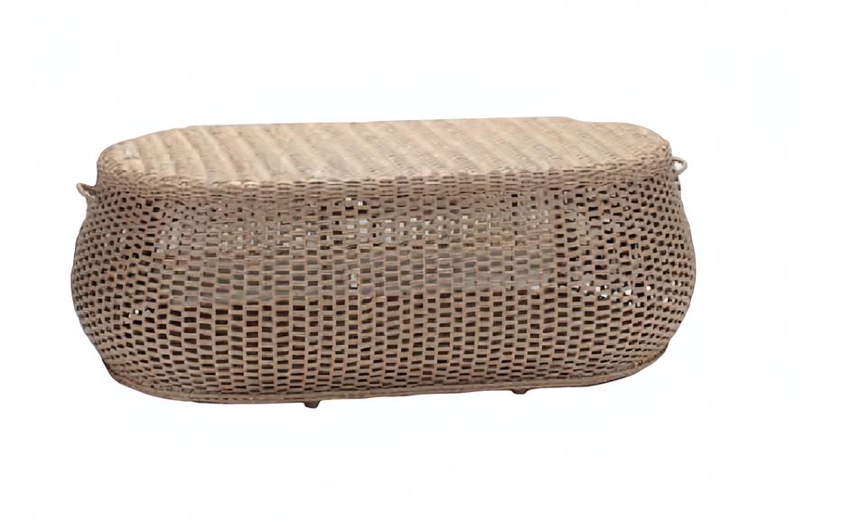 Brown Luxury Coffee Table Modern Table Design Rattan Side Table