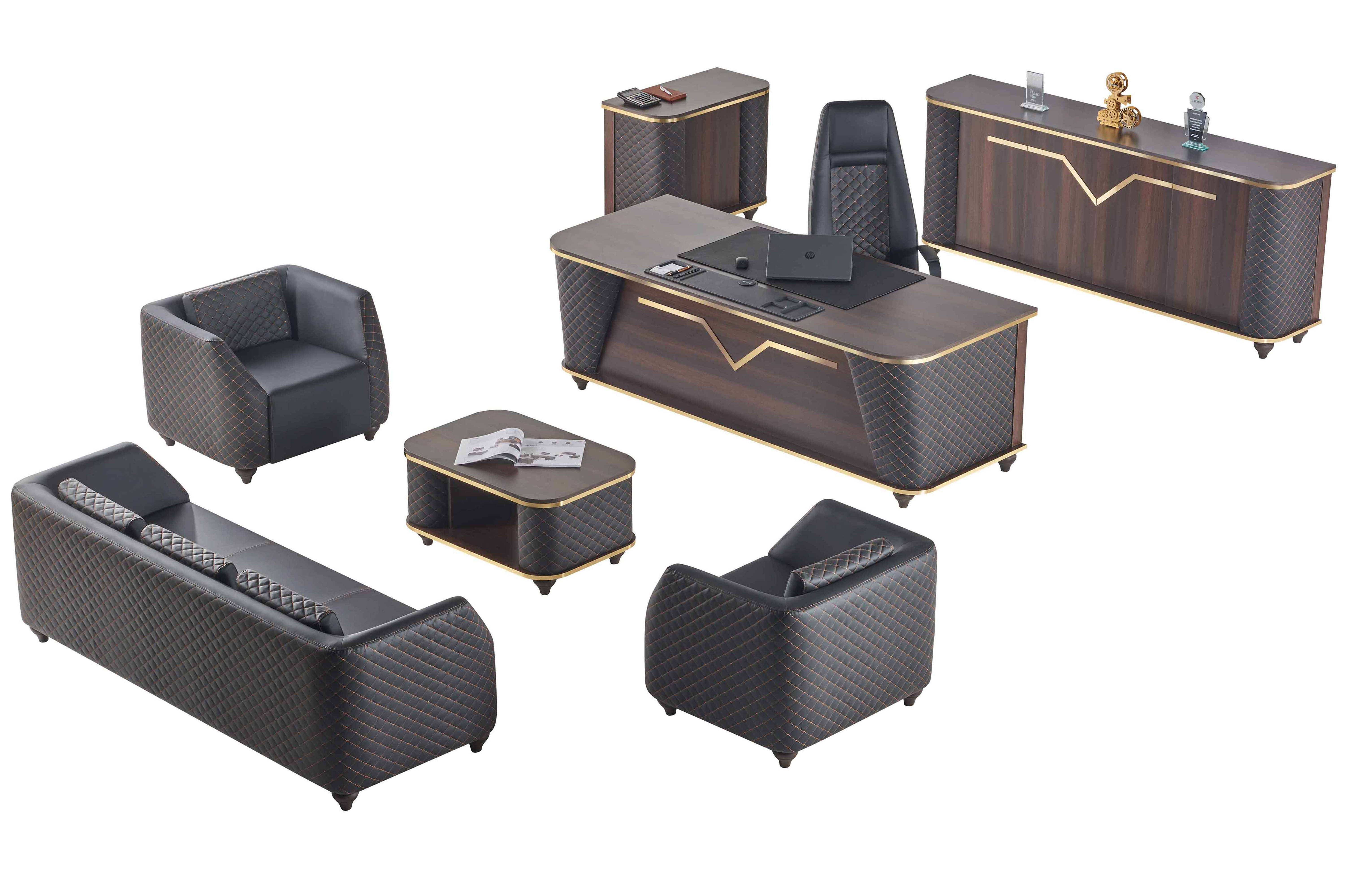 Office Room Set Complete Desk Sideboard Sofas Furniture Office