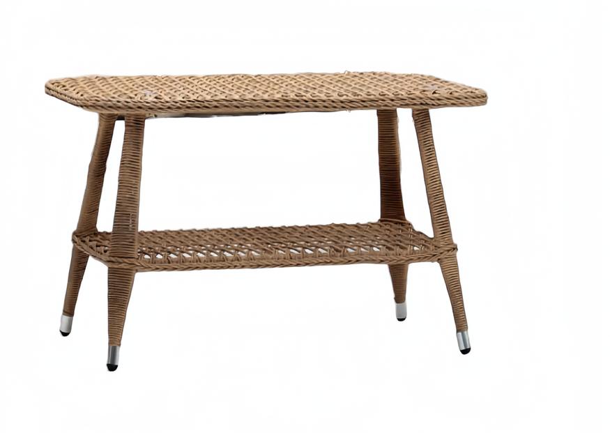 Brown Luxury Modern Design Coffee Table Quality Rattan Side Table