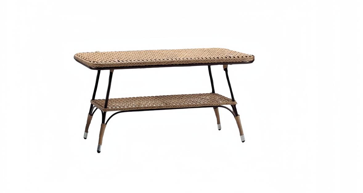 Coffee table side table brown design luxury garden furniture furniture coffee table