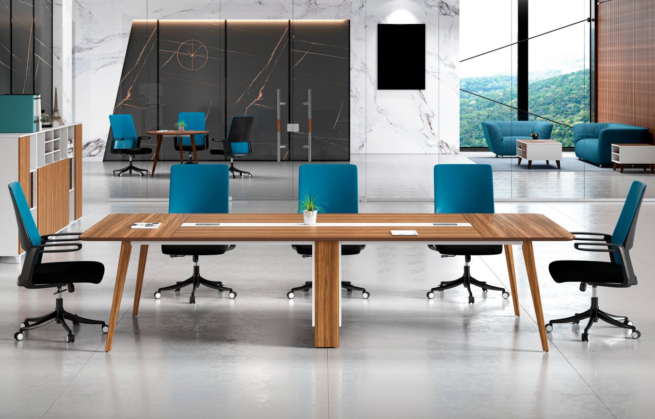 Rectangular designer conference table luxurious desk noble furniture