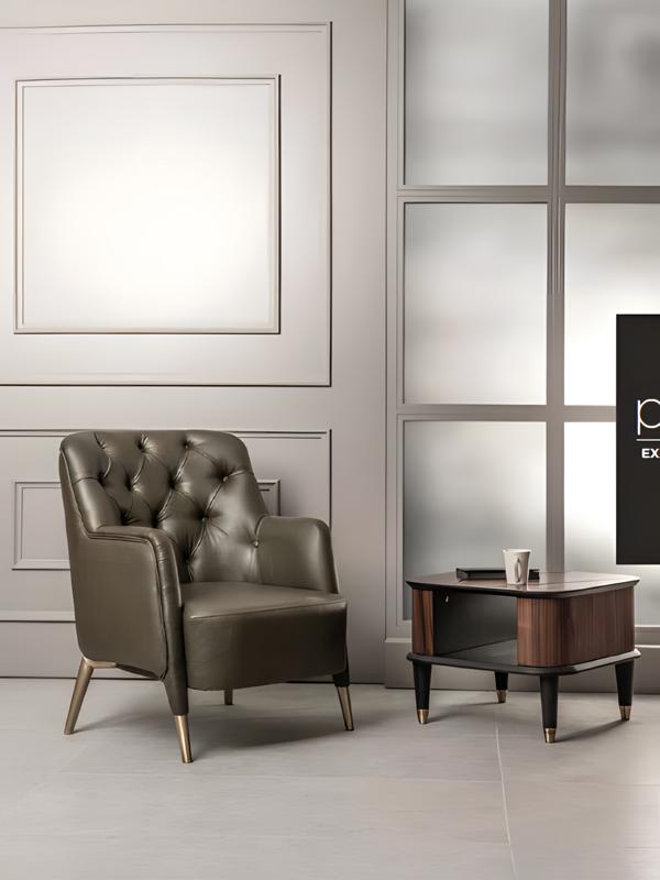 Office Chair Modern Chair Luxury Office Chair Modern Brown Armchair Leather New