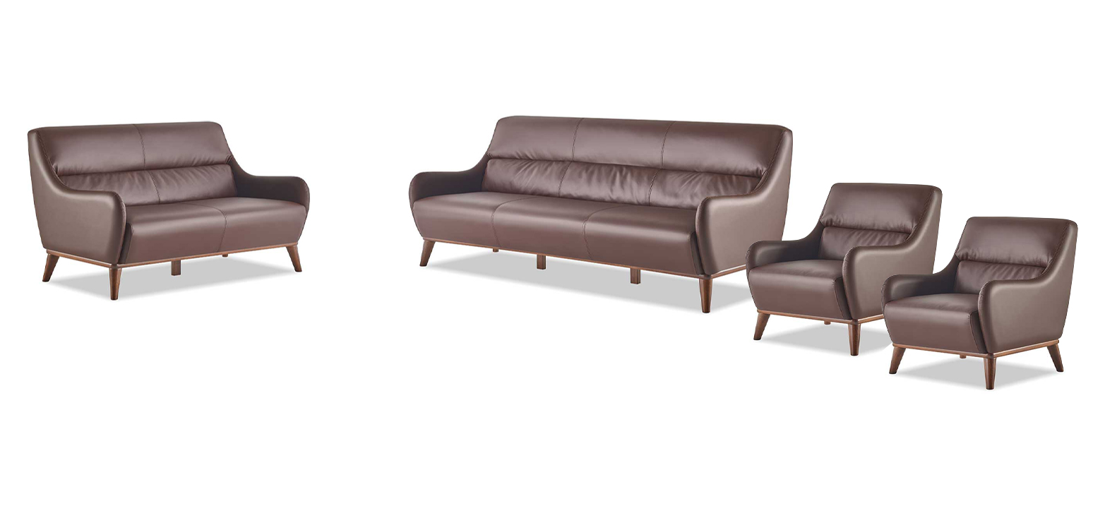 Classic sofa sets 3-seater 2-seater armchair leather couch sofa set