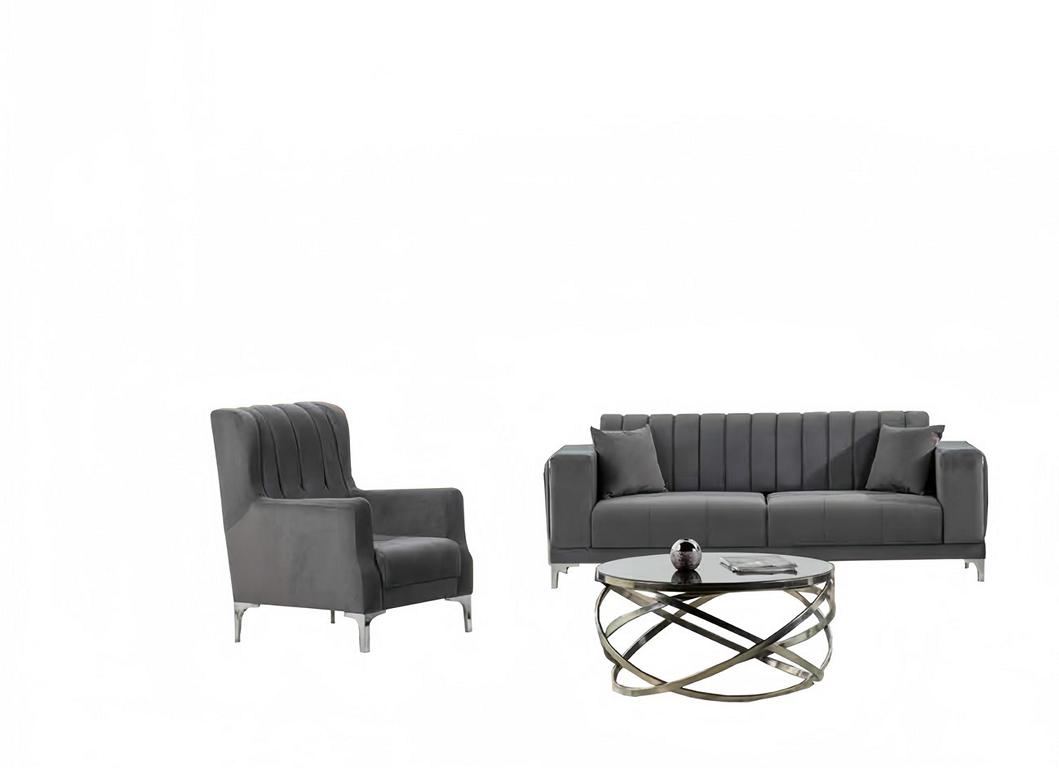 Sofa 3-Seater Living Room Set Relaxation Furniture Complete Sofa Couch Lounge Set