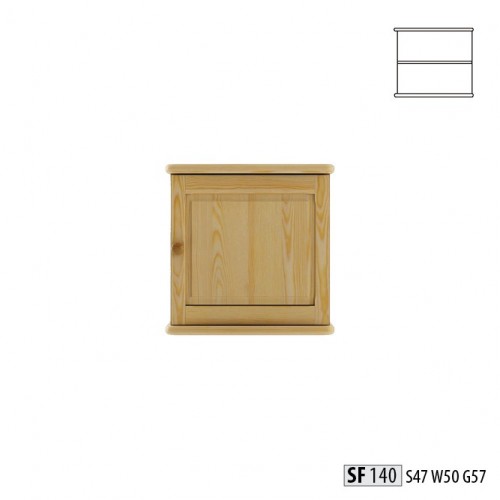 Wall cabinet hanging cabinet storage cabinet kitchen bathroom solid wood furniture solid wood shelf