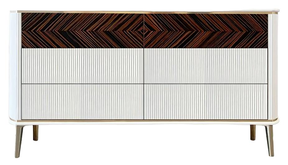 Chest of drawers bedroom JV furniture swing door design Italian brown elegant new