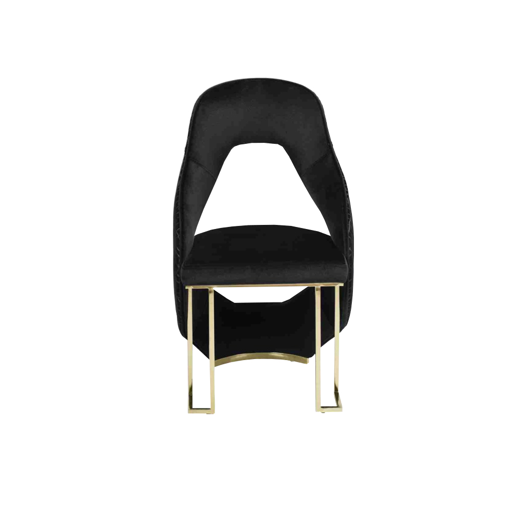 Stylish chair dining chair black kitchen chair armchair luxury modern novelty