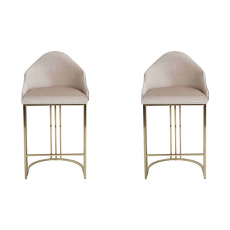 Luxury dining table 2x chairs beige armchair furniture interior seat cushions chairs