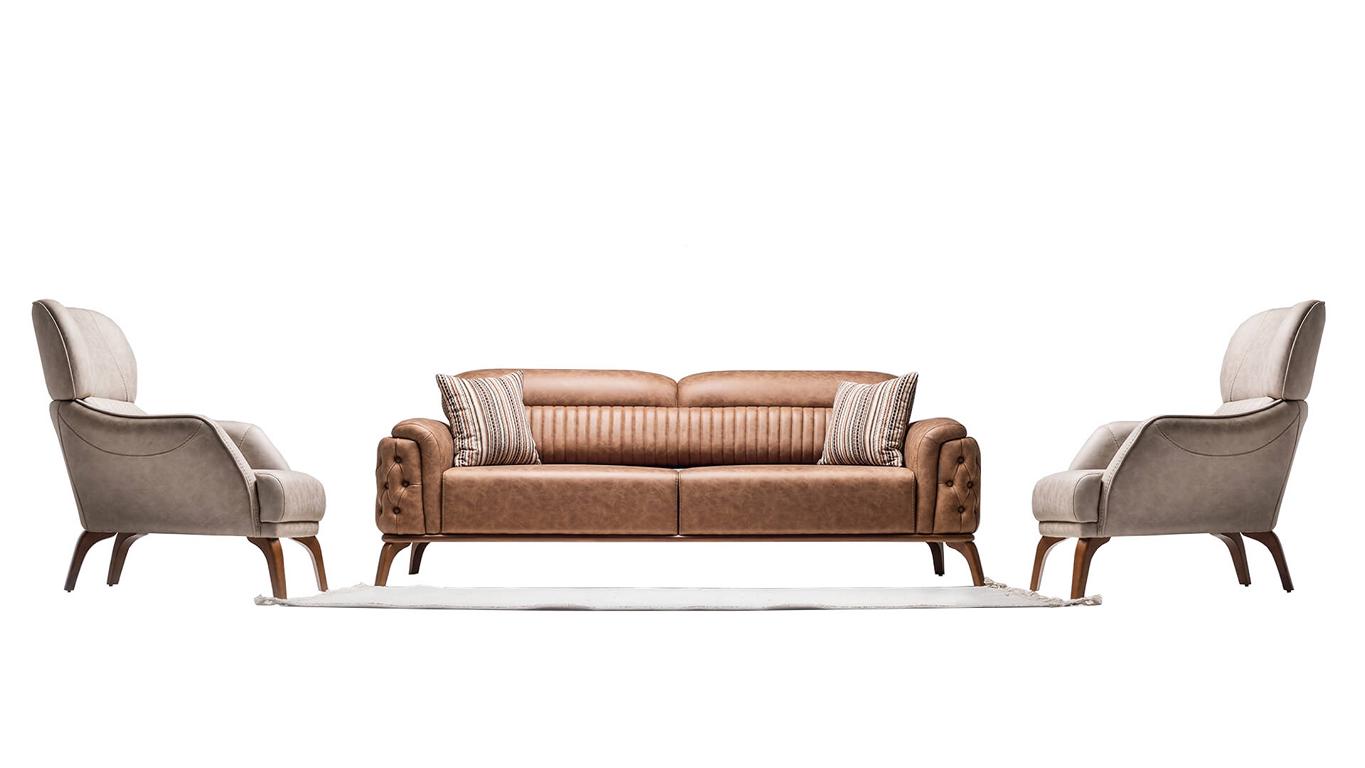 Sofaset Sofa Set Seating Group Couch Set Upholstery Set Sofa Ensemble Lounge 3+1+1