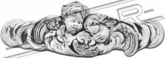 Wall relief stone plate image stone painting angel relief images stone casting S111022