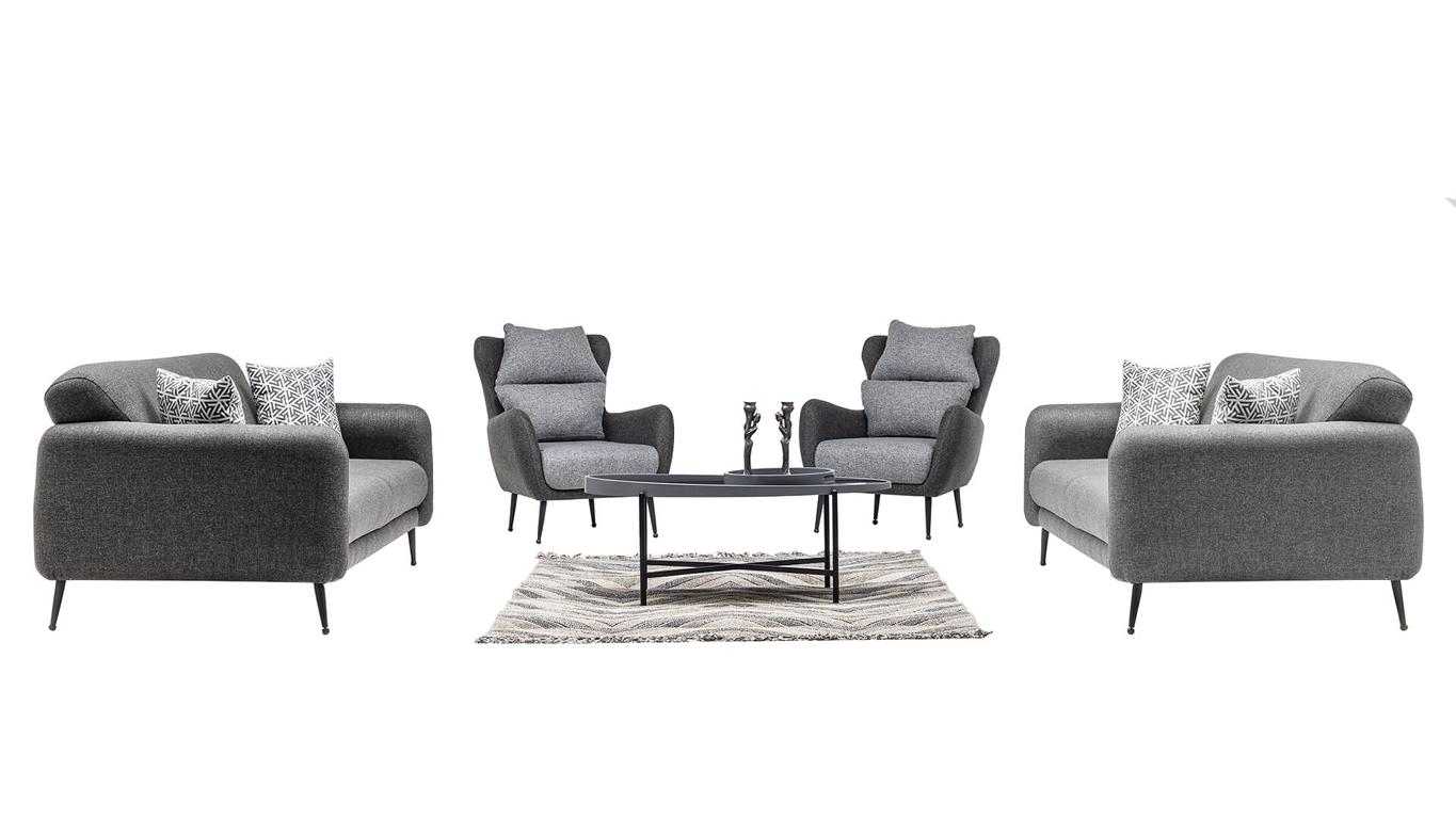 Cushion group sofa set living room suite set couch sofa set 3+3