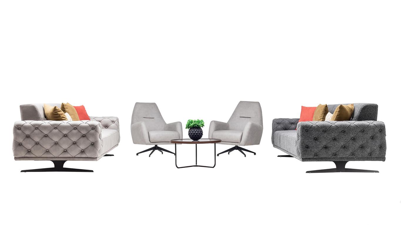 Sofa set living room furniture set upholstery group couch sofa set 4 pieces