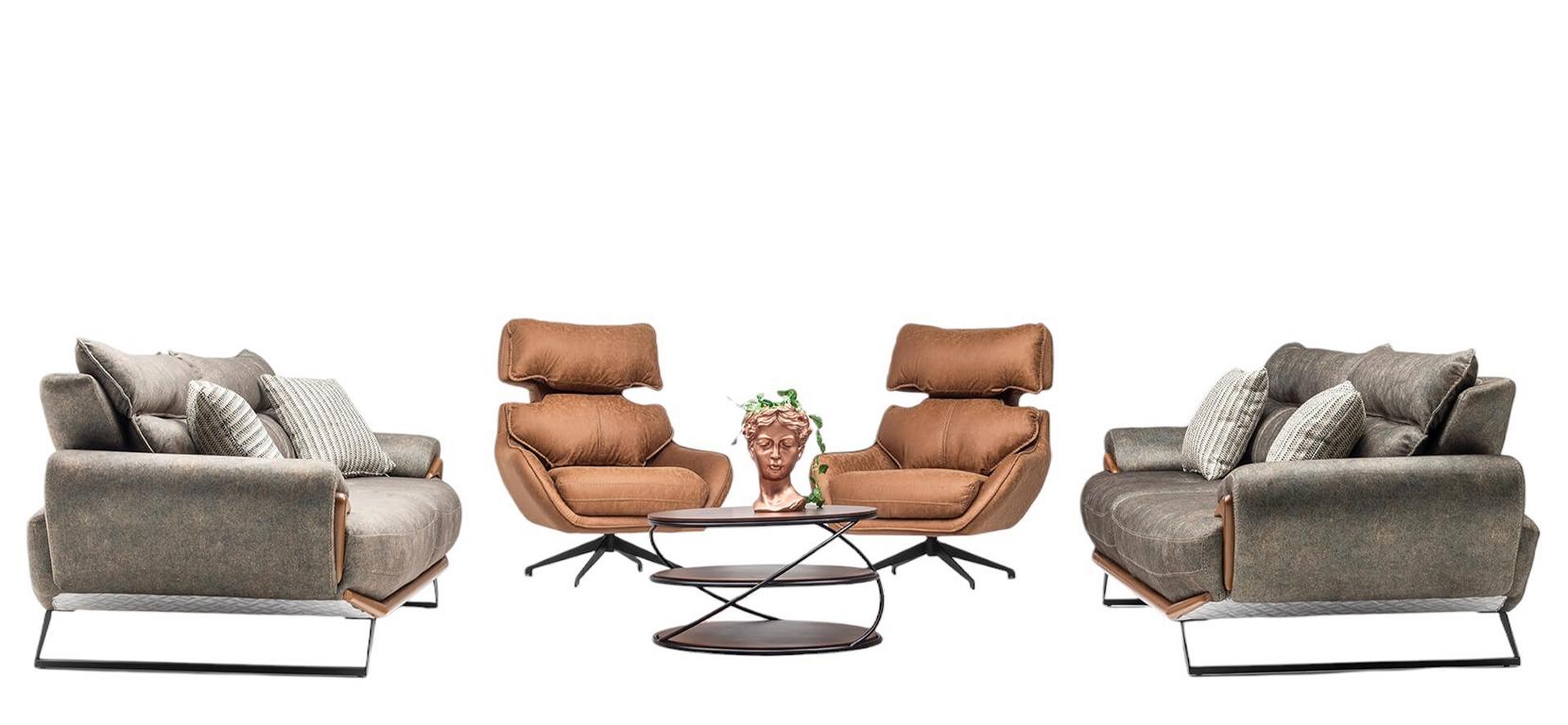 Sofa Set Living Room Suite Suite Upholstery Group Couch Sofa Suite 3+3+1+1